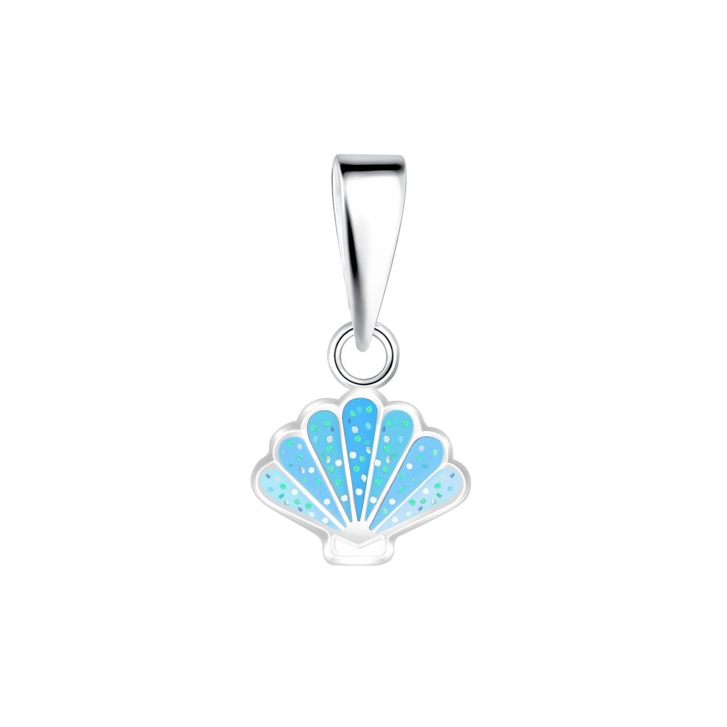 Children's necklace pendant shell made of 925 silver