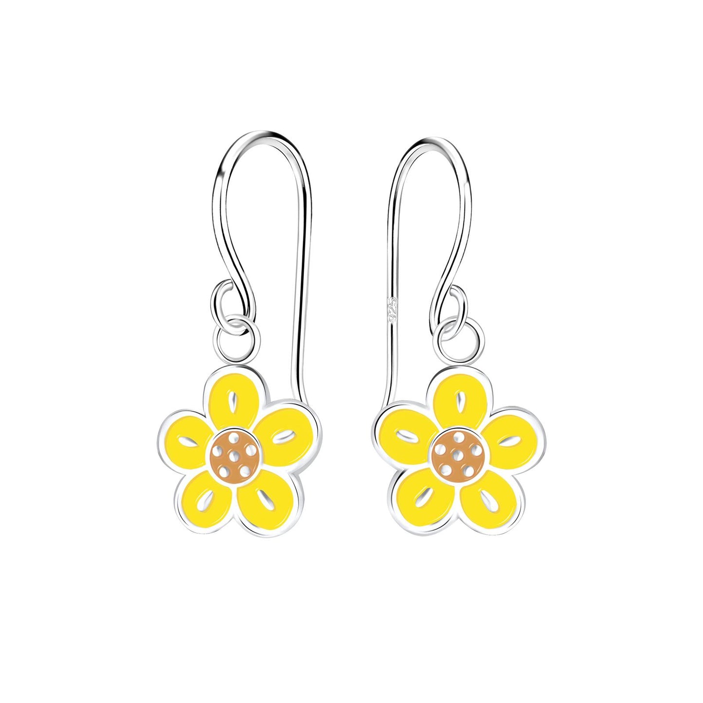 Mädchen Ohrringe Blumen aus 925 Silber