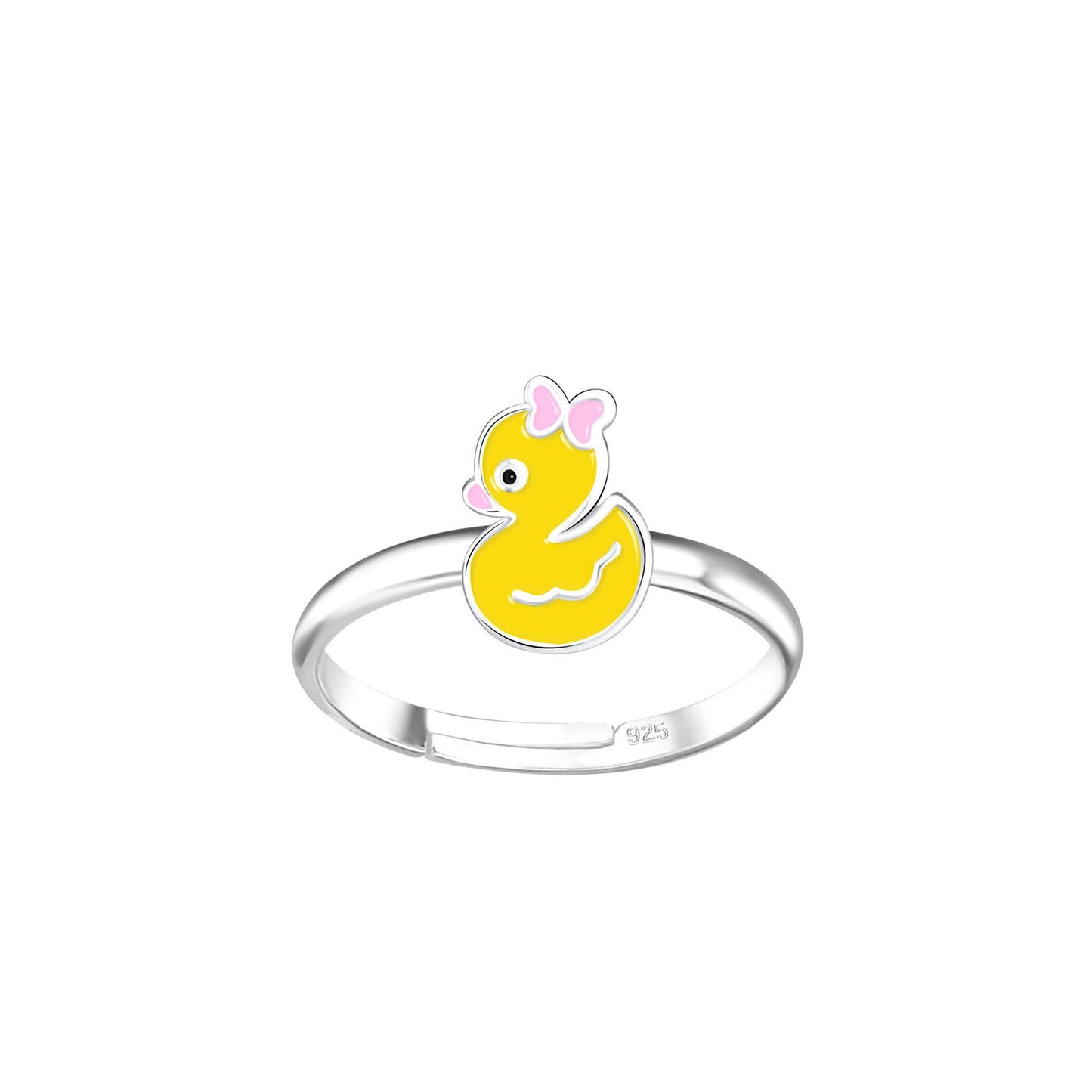 Kinder Ring Enten aus 925 Silber