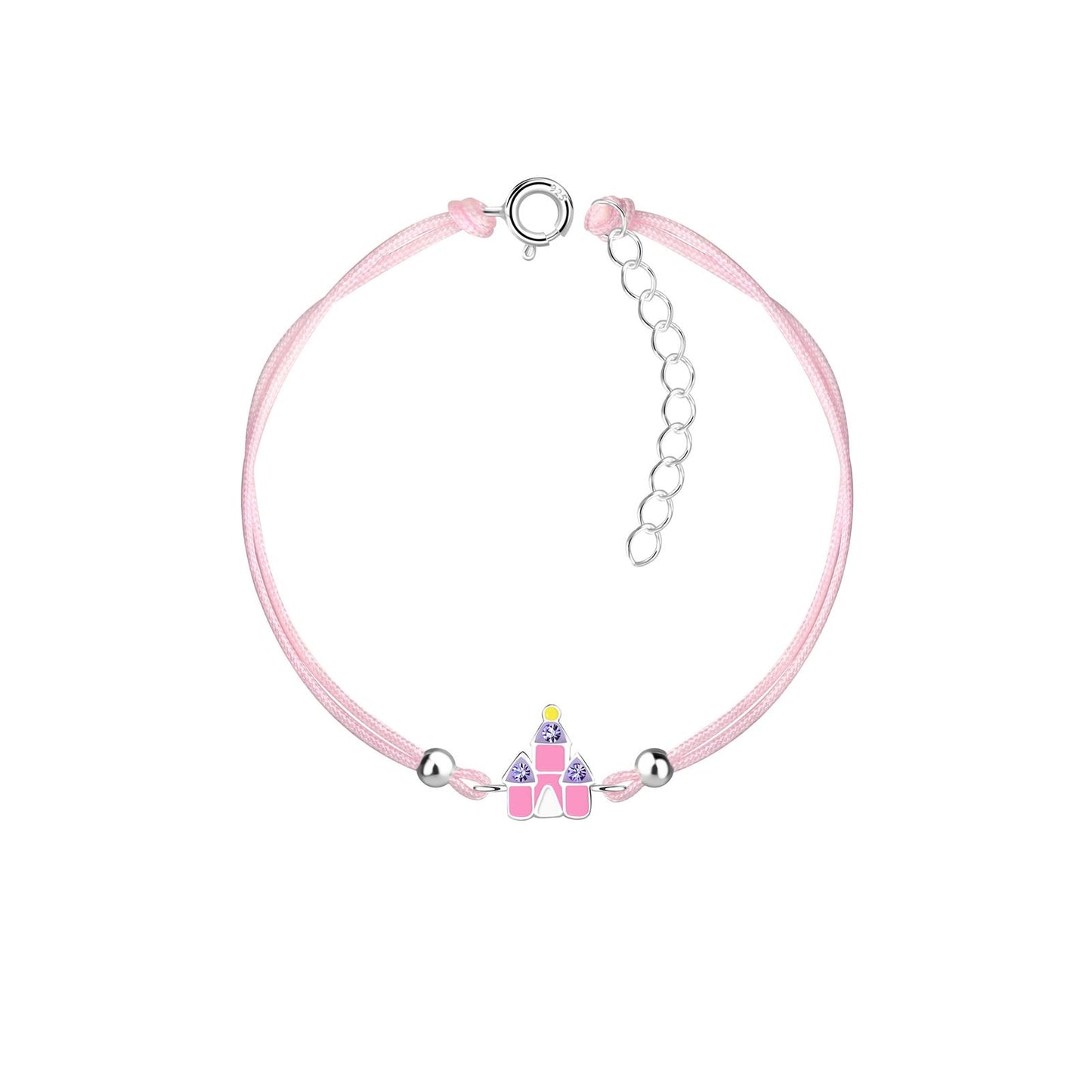 Children's bracelet with lock made of 925 silver