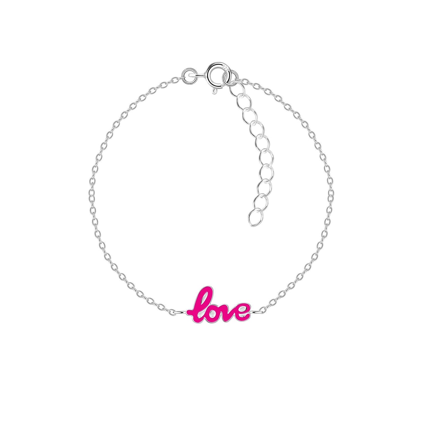 Kinder Armband Love aus 925 Silber