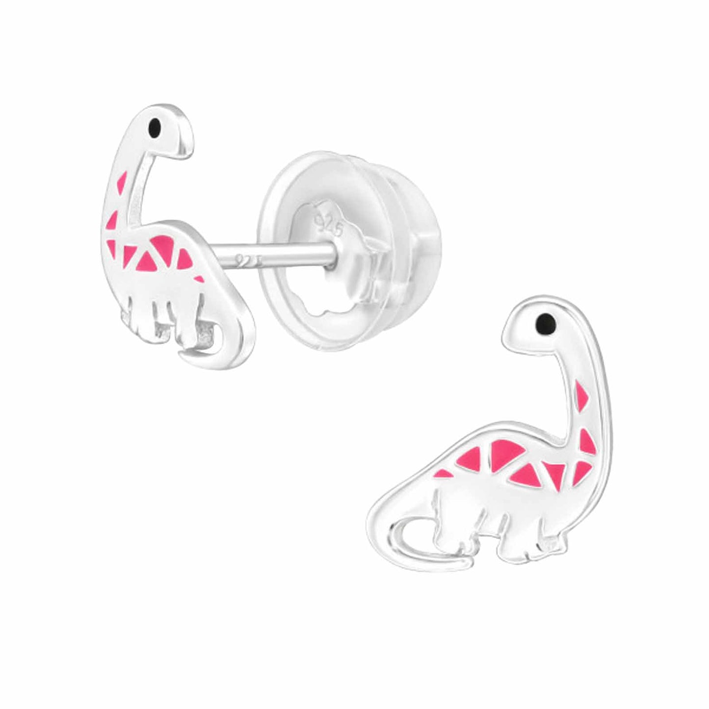 Jungen Ohrringe Dinosaurier aus 925 Silber