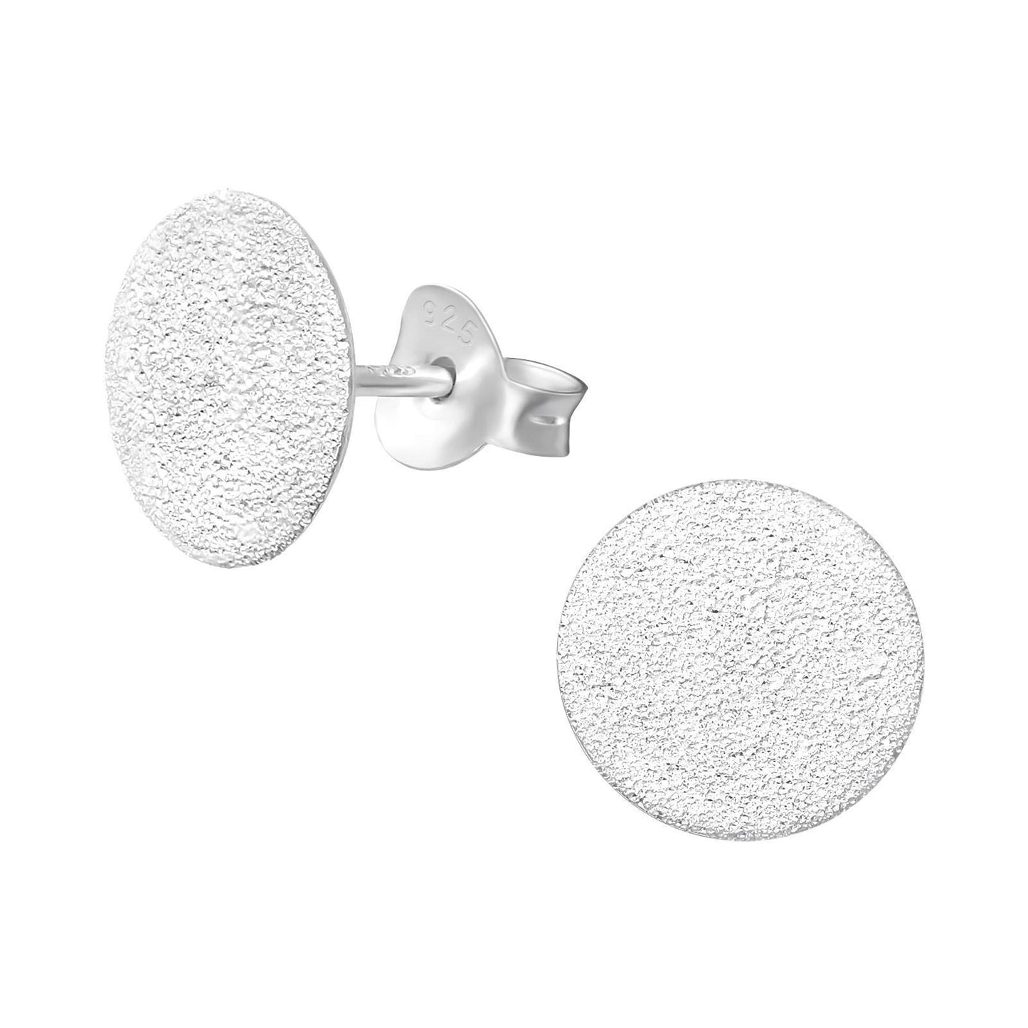 Kinder Ohrringe Kreis aus 925 Silber