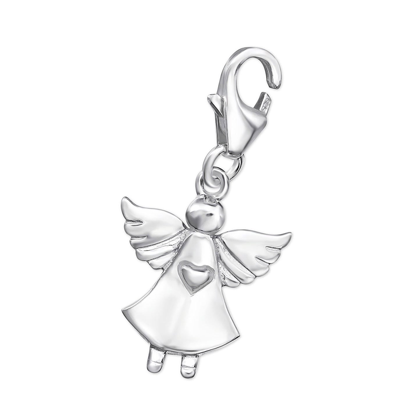 Children's pendant necklace, guardian angel, made of 925 silver
