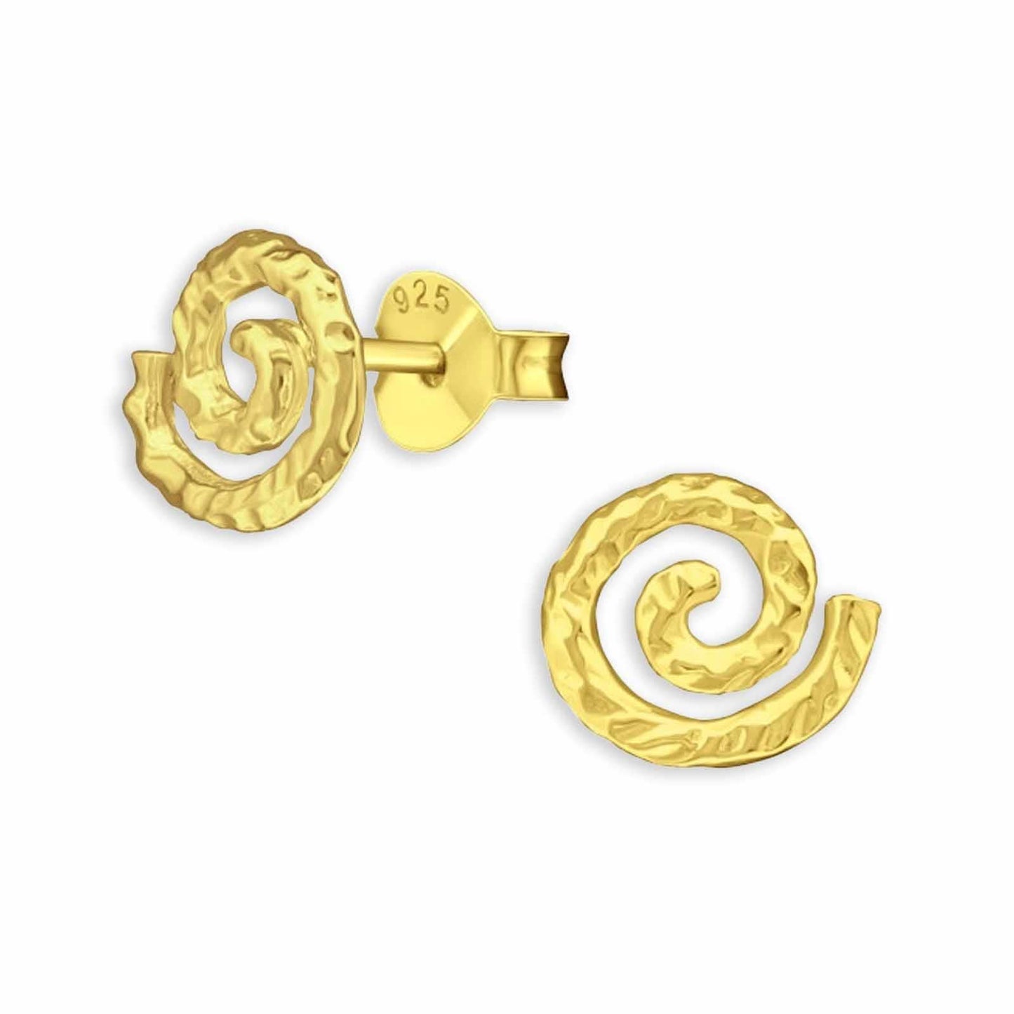 Kinder Ohrstecker Spiralförmige aus 925 Silber