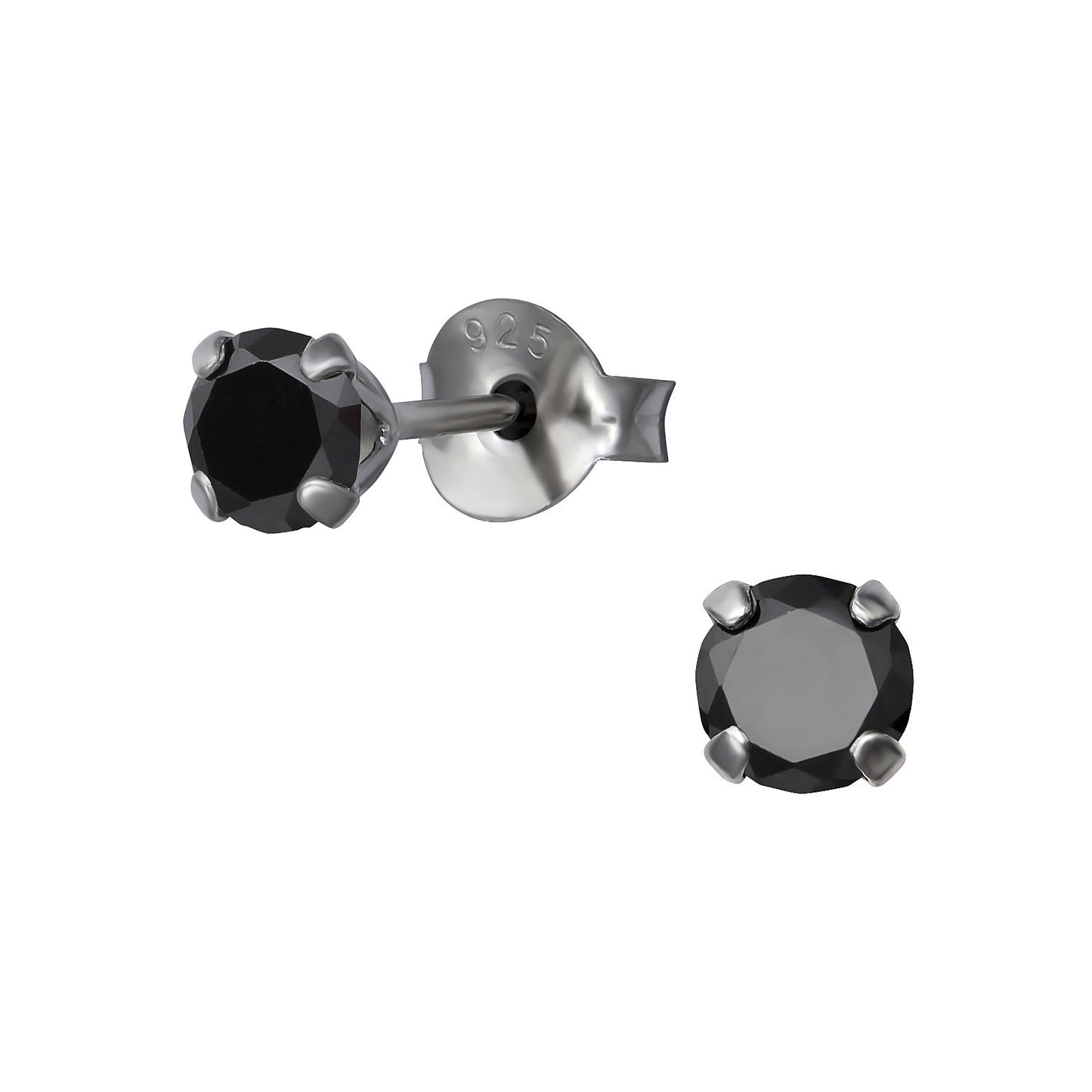 Kinder Ohrringe Kristall aus 925 Silber