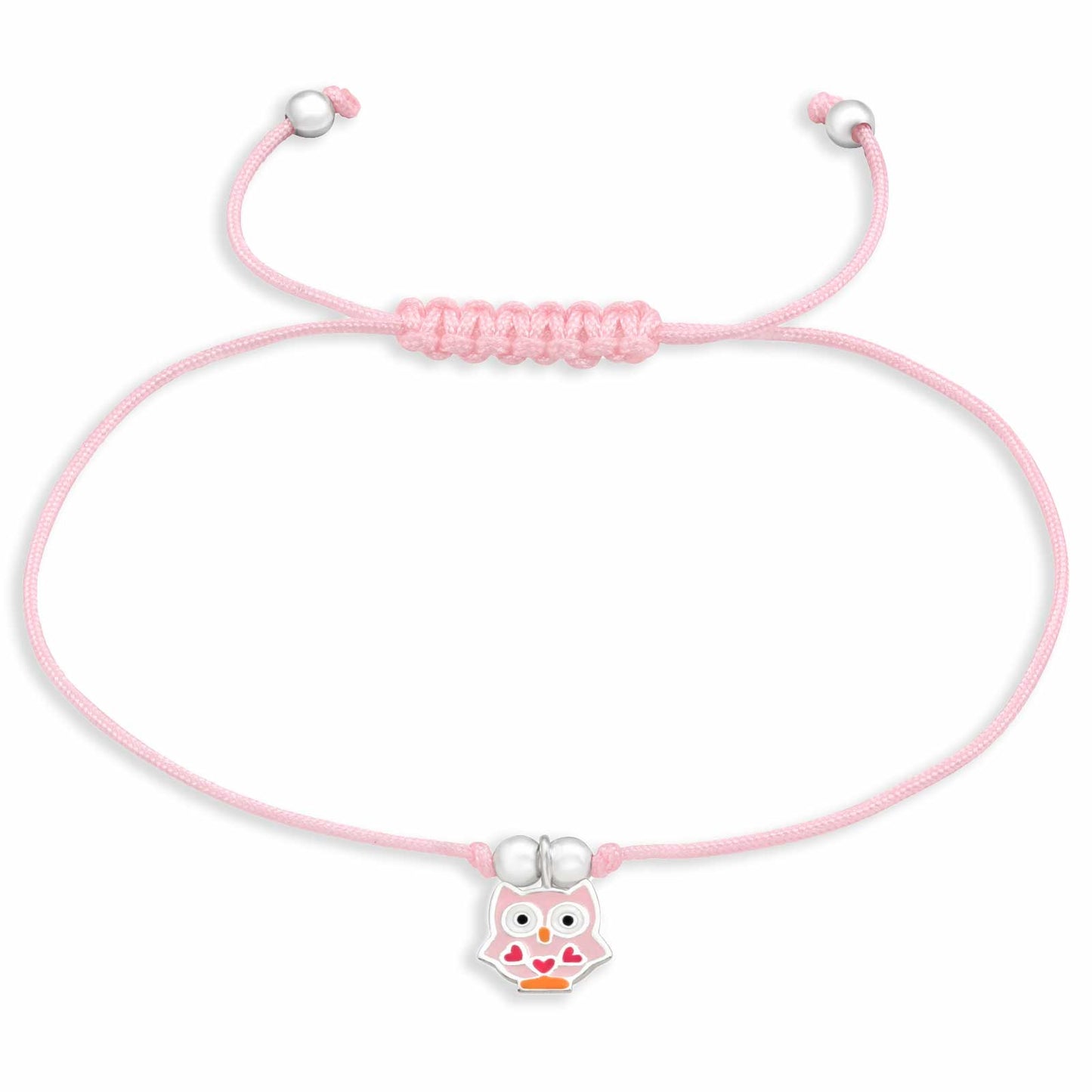 Kinder Armband Eulen aus 925 Silber