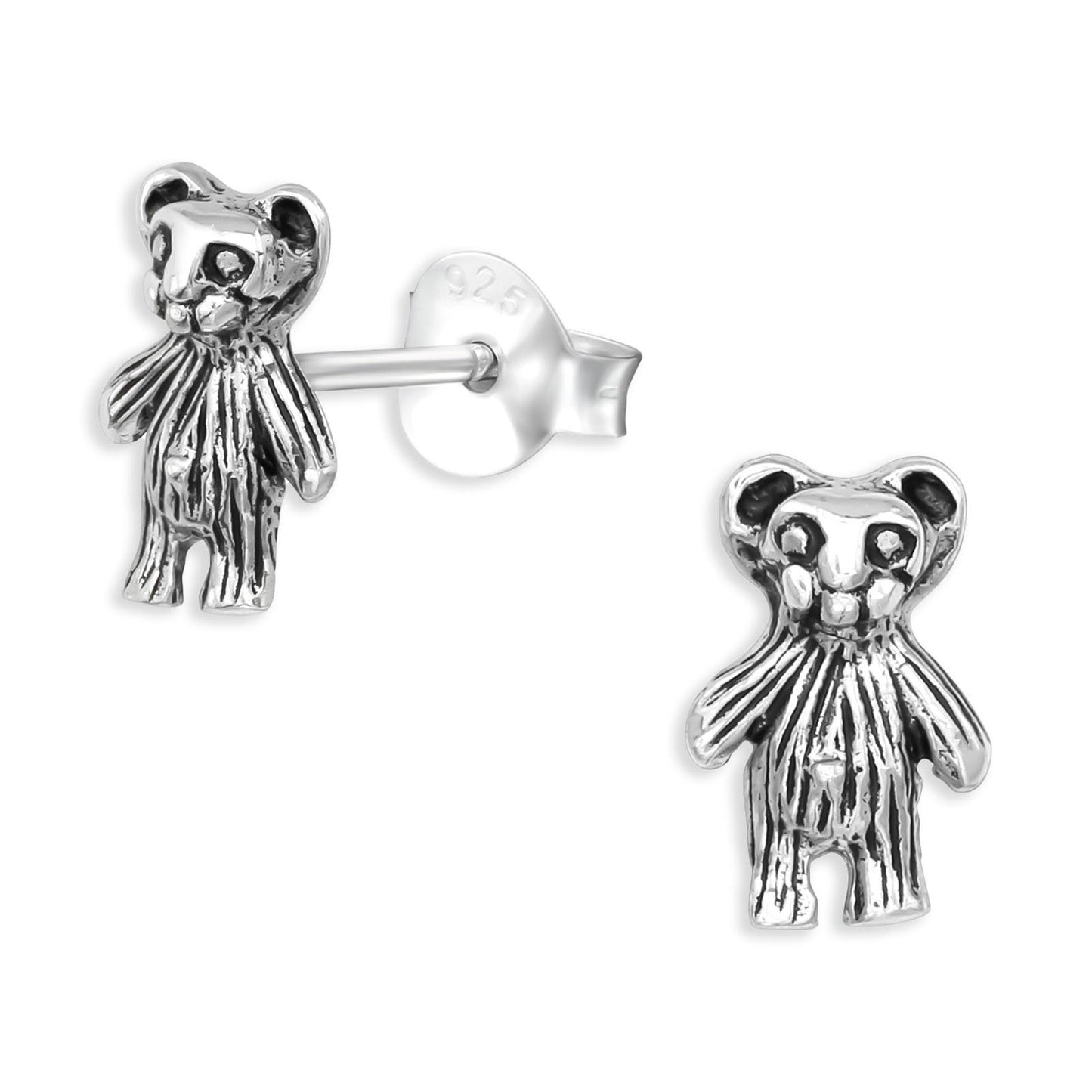 Kinder Ohrringe Teddy Bären aus 925 Silber
