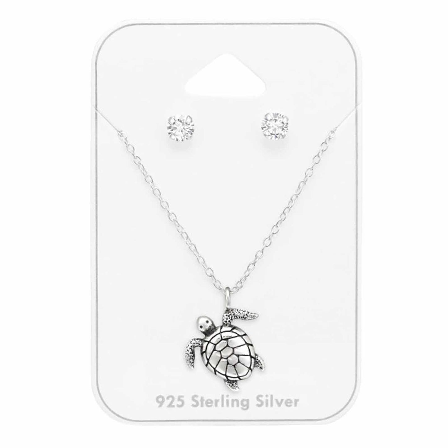 Kinder Schmuckset Schildkröten aus 925 Silber