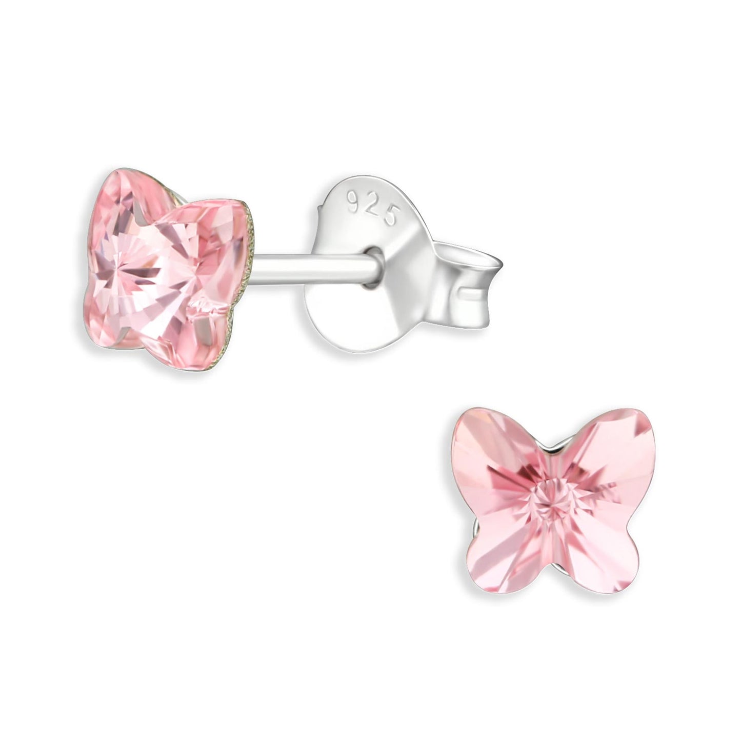 Mädchen Ohrringe Schmetterling aus 925 Silber