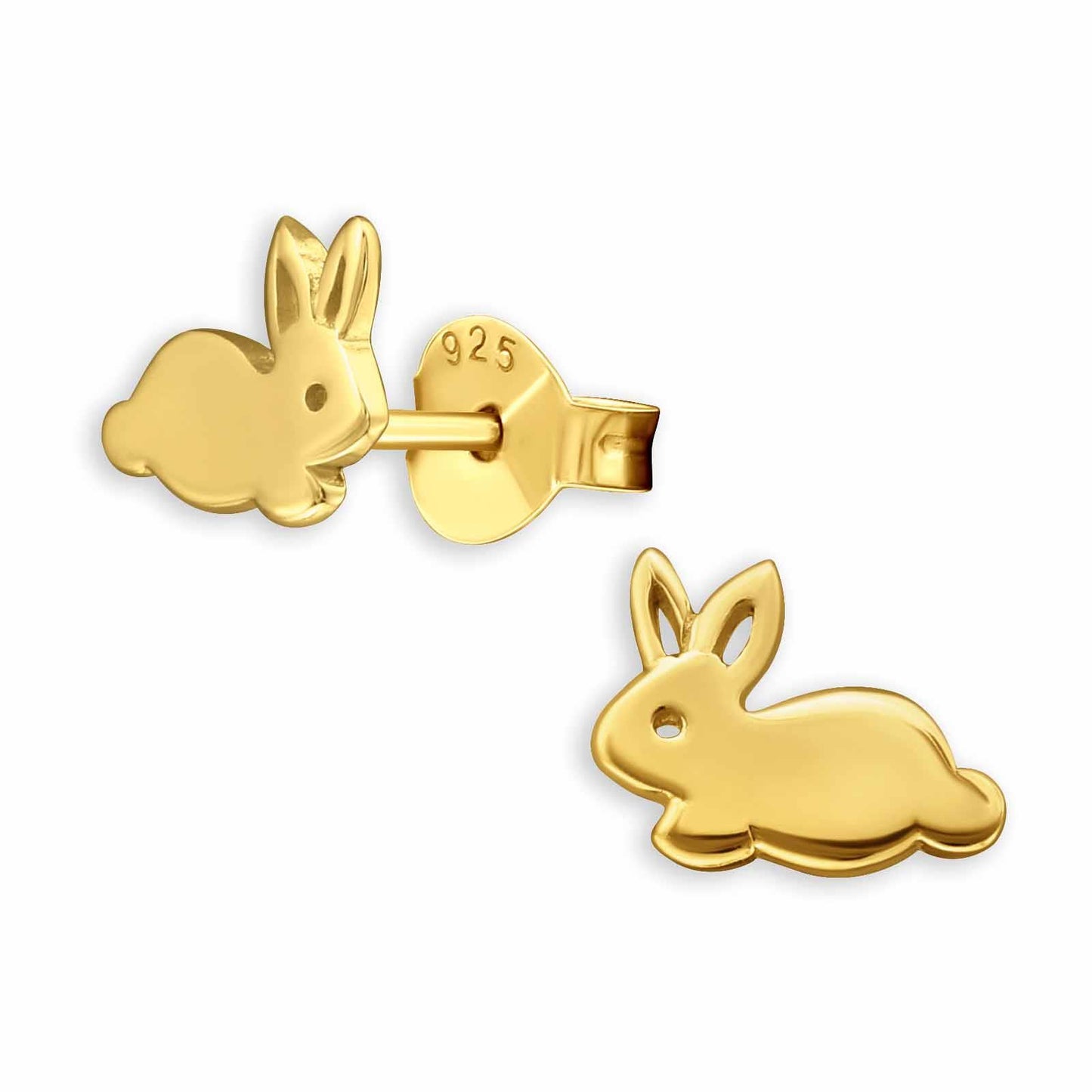 Mädchen Ohrstecker Hasen aus 925 Silber