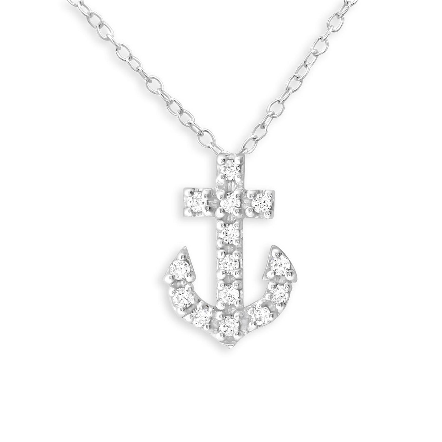 Kinder Halskette Anker aus 925 Silber