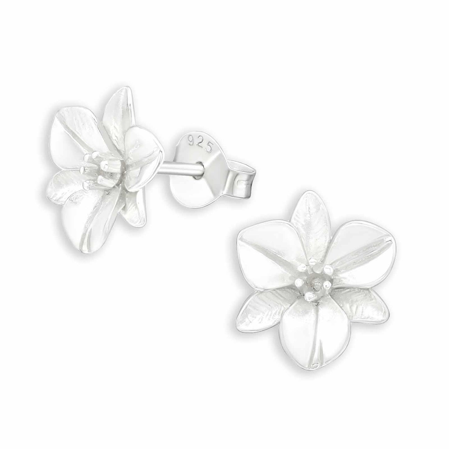 Mädchen Ohrstecker Blumen aus 925 Silber