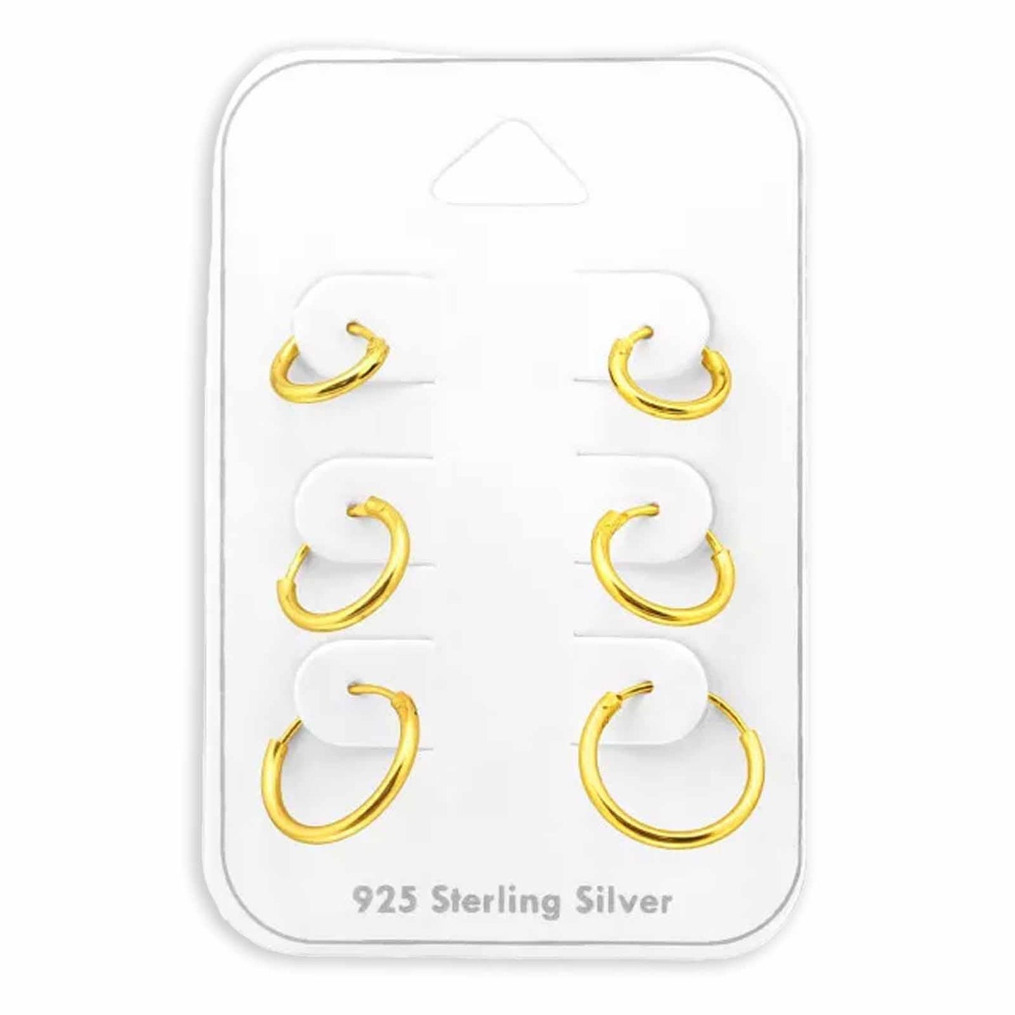 Kinder Creolen-Set aus 925 Silber