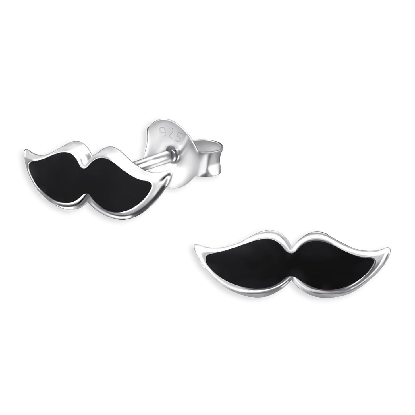 Children's earrings with beard made of 925 silver