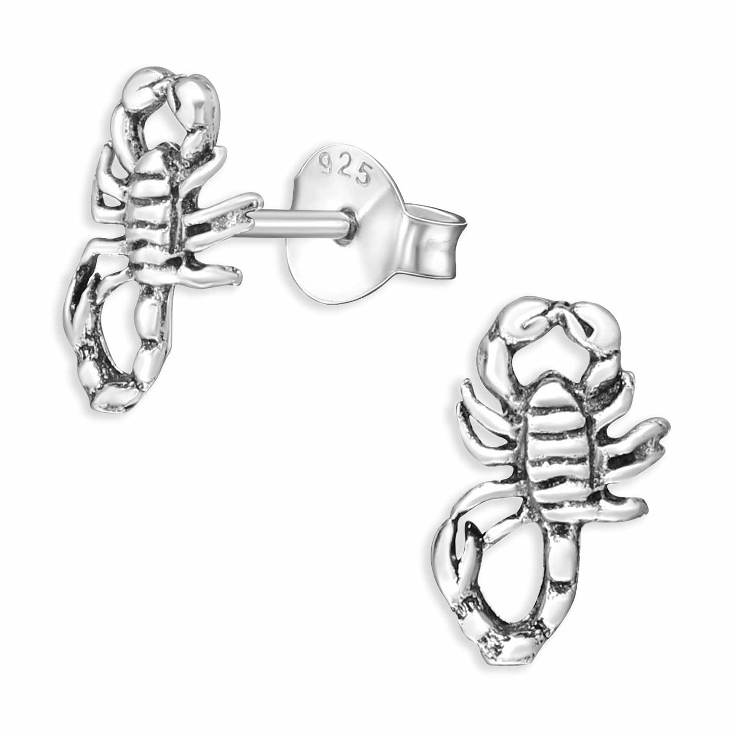 Kinder Ohrringe Skorpion aus 925 Silber