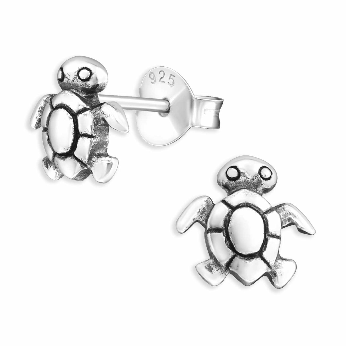 Kinder Ohrringe Schildkröten aus 925 Silber