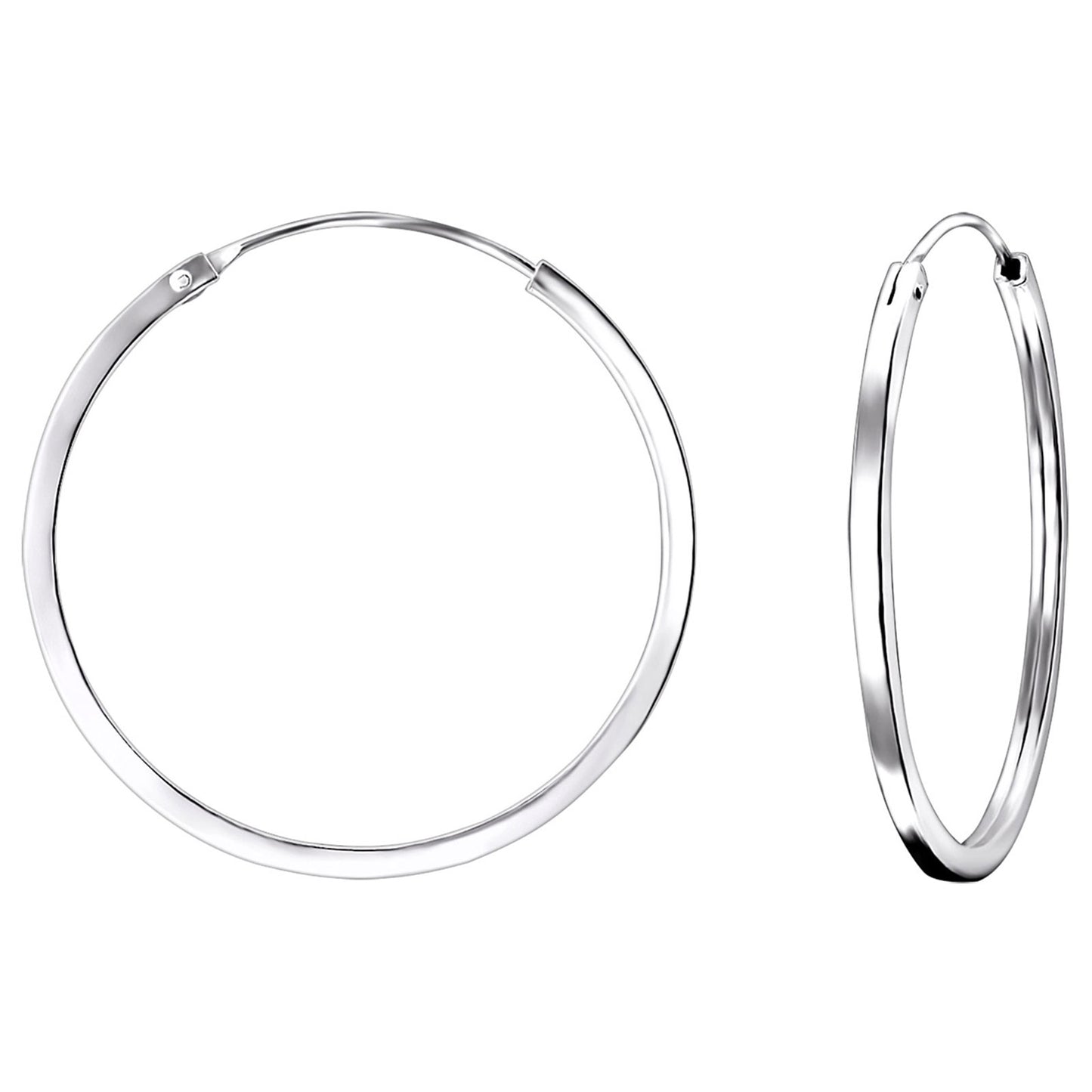 Kinder Ohrringe Hoop aus 925 Silber