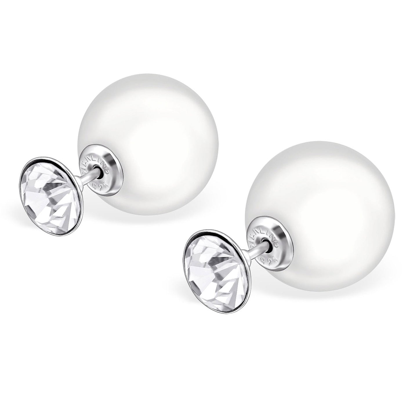 Kinder Ohrringe Kugel aus 925 Silber