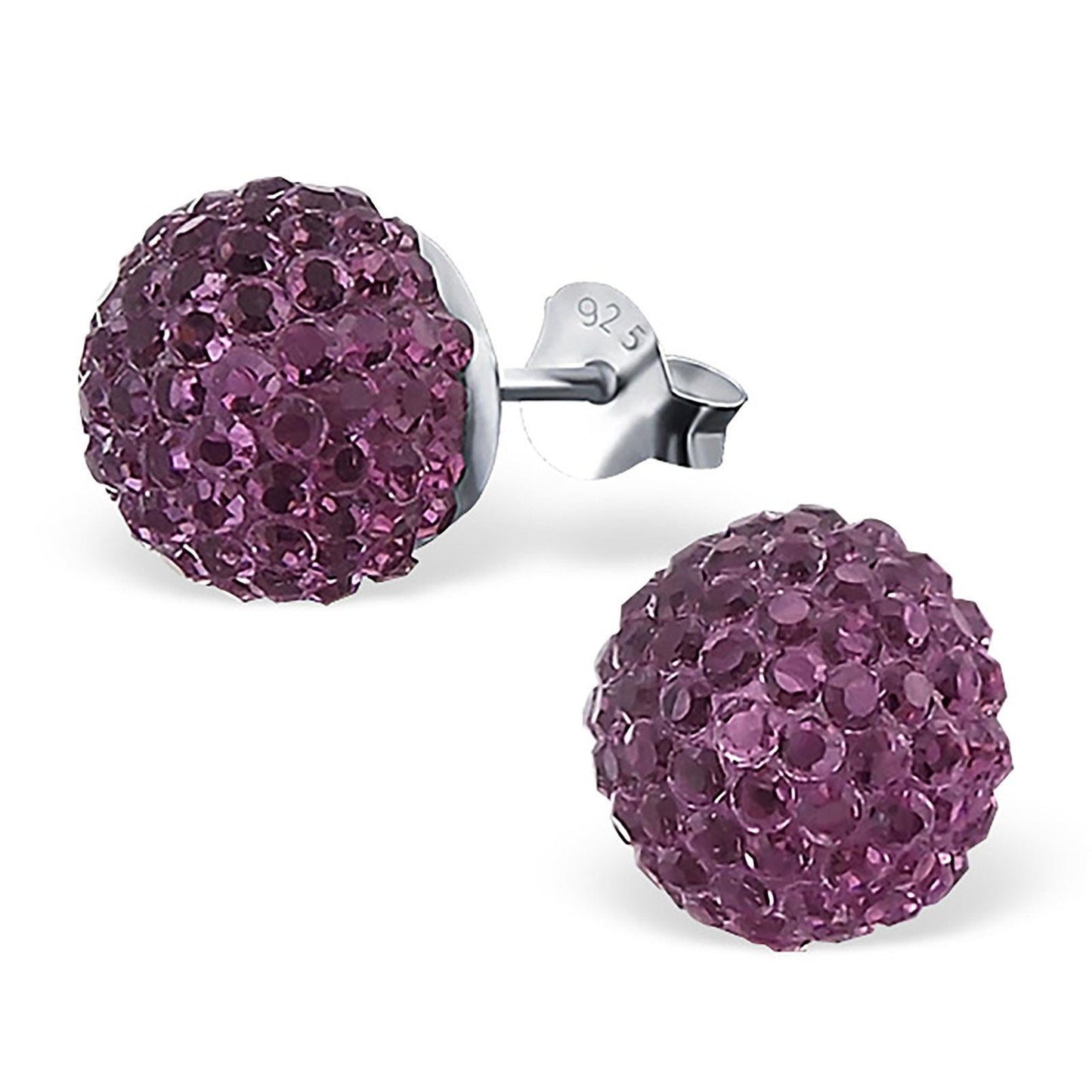 Kinder Ohrringe Kugel aus 925 Silber