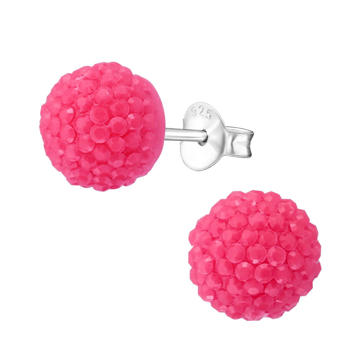 Kinder Ohrringe Kugel aus 925 Silber