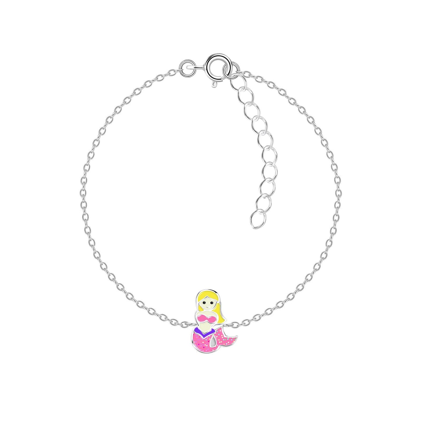 Children's Mermaid Bracelet made of 925 Silver
