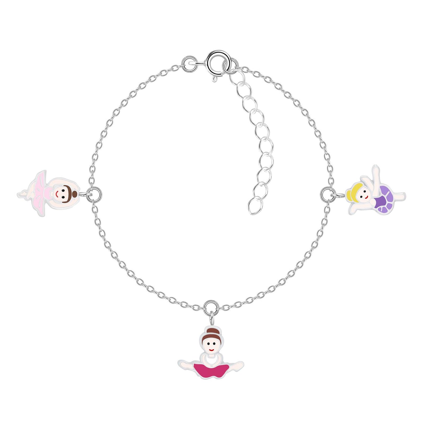 Children's Ballerina Bracelet made of 925 silver