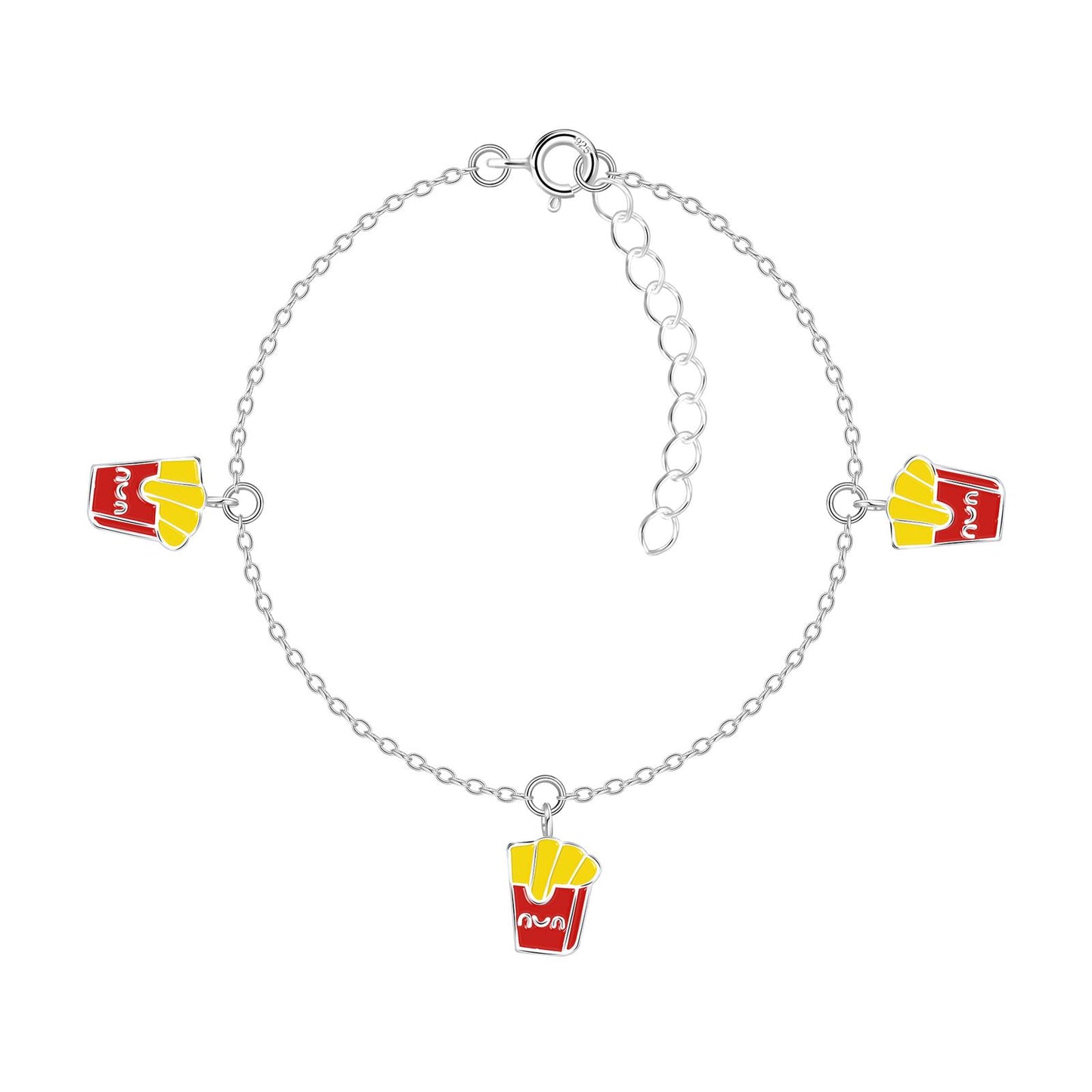 Kinder Armband Pommes aus 925 Silber