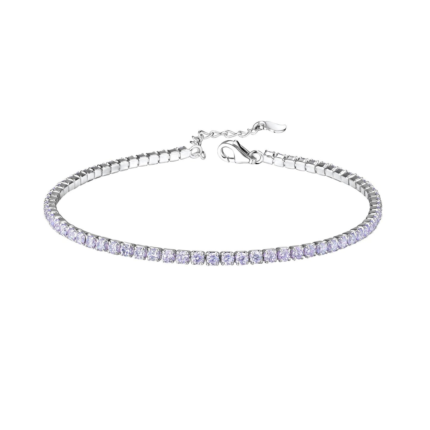 Kinder Armband Mm Zirkonia Tennis aus 925 Silber