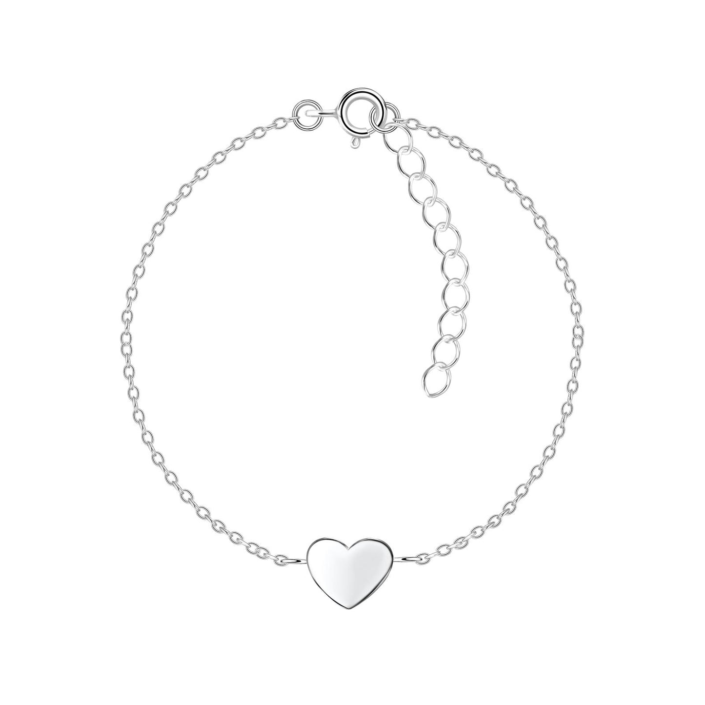 Kinder Armband Herz aus 925 Silber
