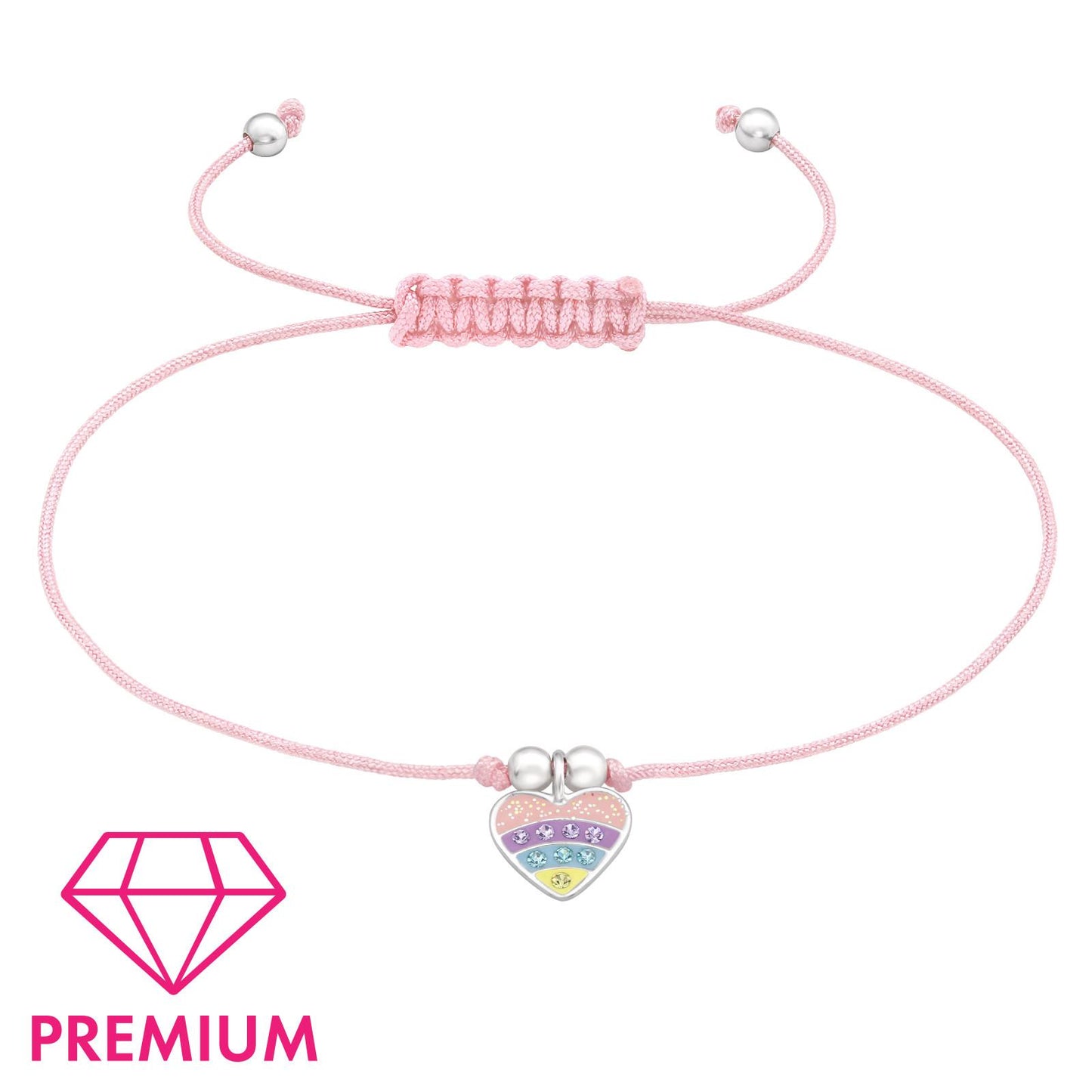 Kinder Armband Herz aus 925 Silber