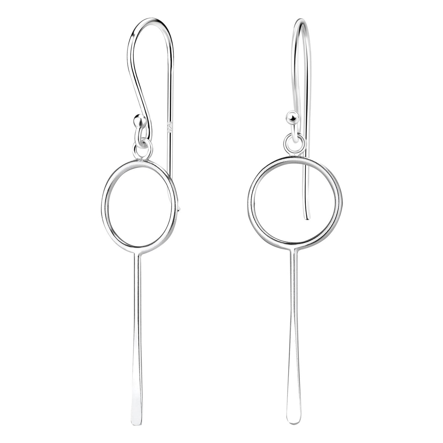 Kinder Ohrringe Geometrische aus 925 Silber