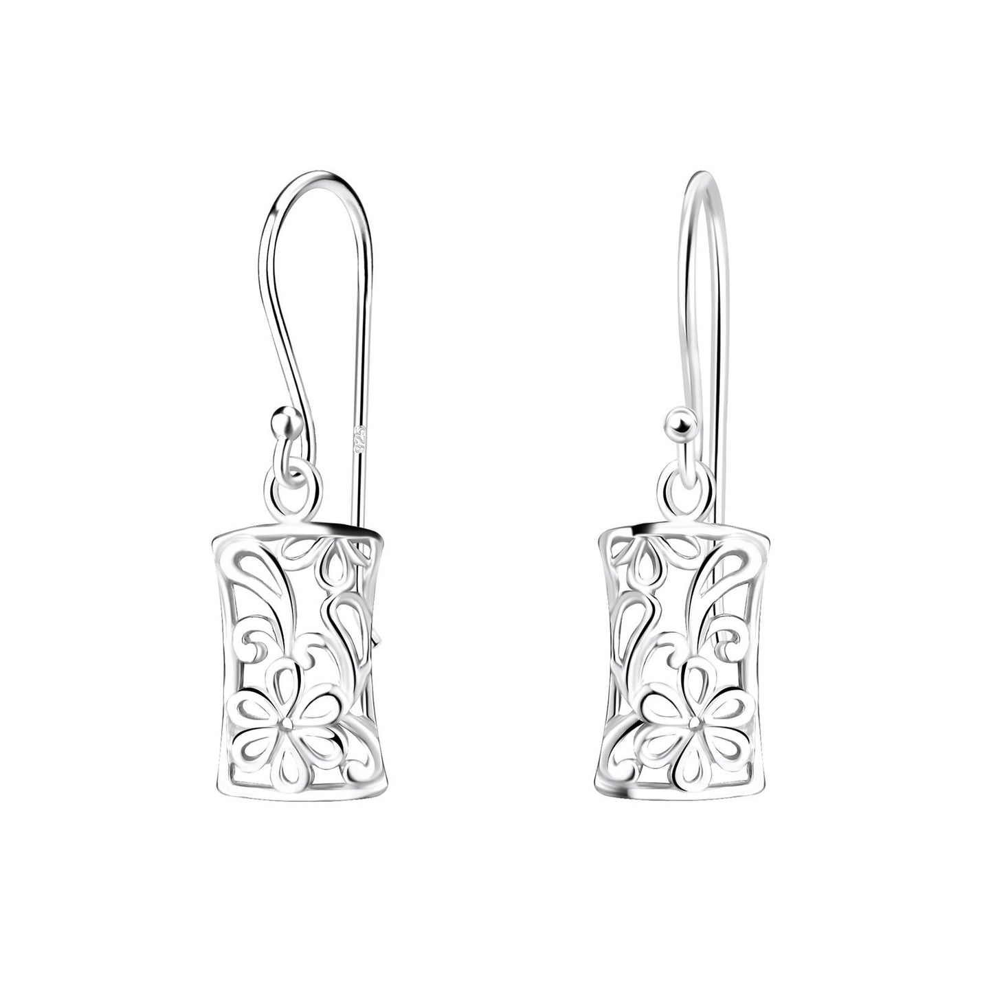 Mädchen Ohrringe Blumen aus 925 Silber