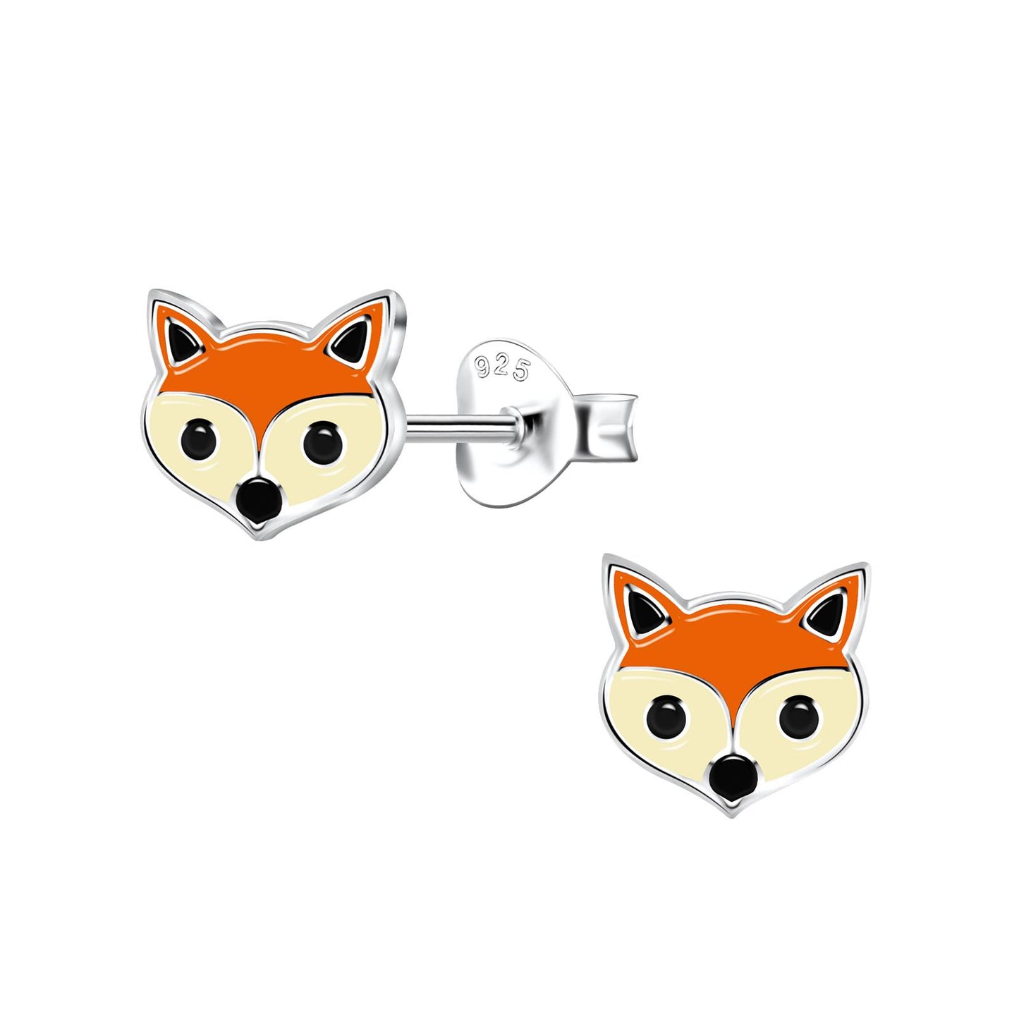 Kinder Ohrringe Fuchs aus 925 Silber