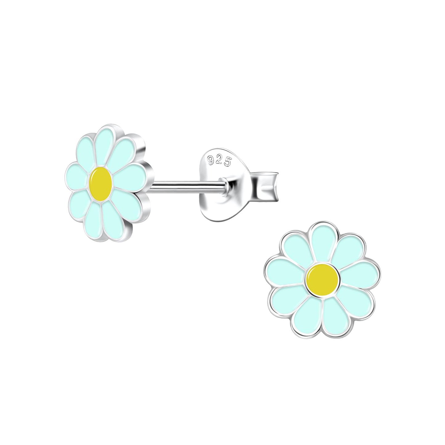 Mädchen Ohrringe Blumen aus 925 Silber