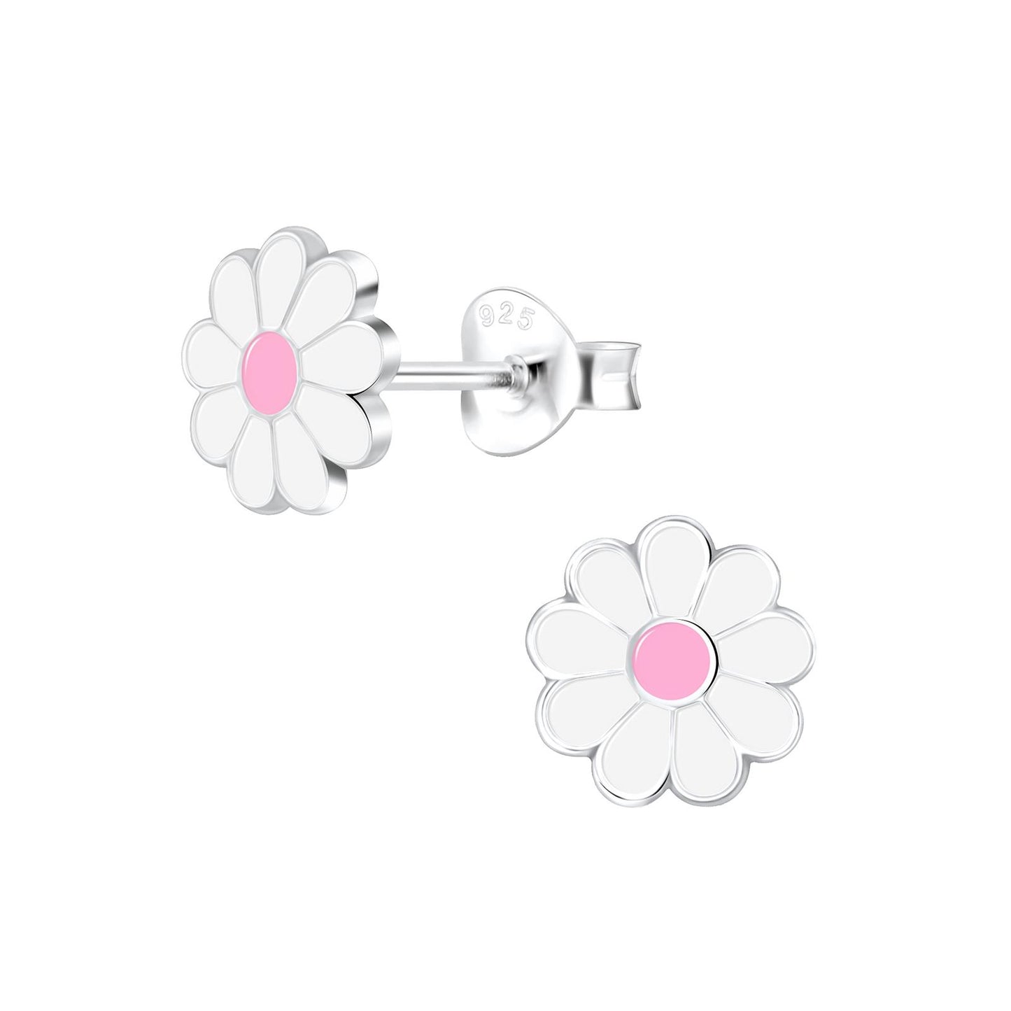 Mädchen Ohrringe Blumen aus 925 Silber
