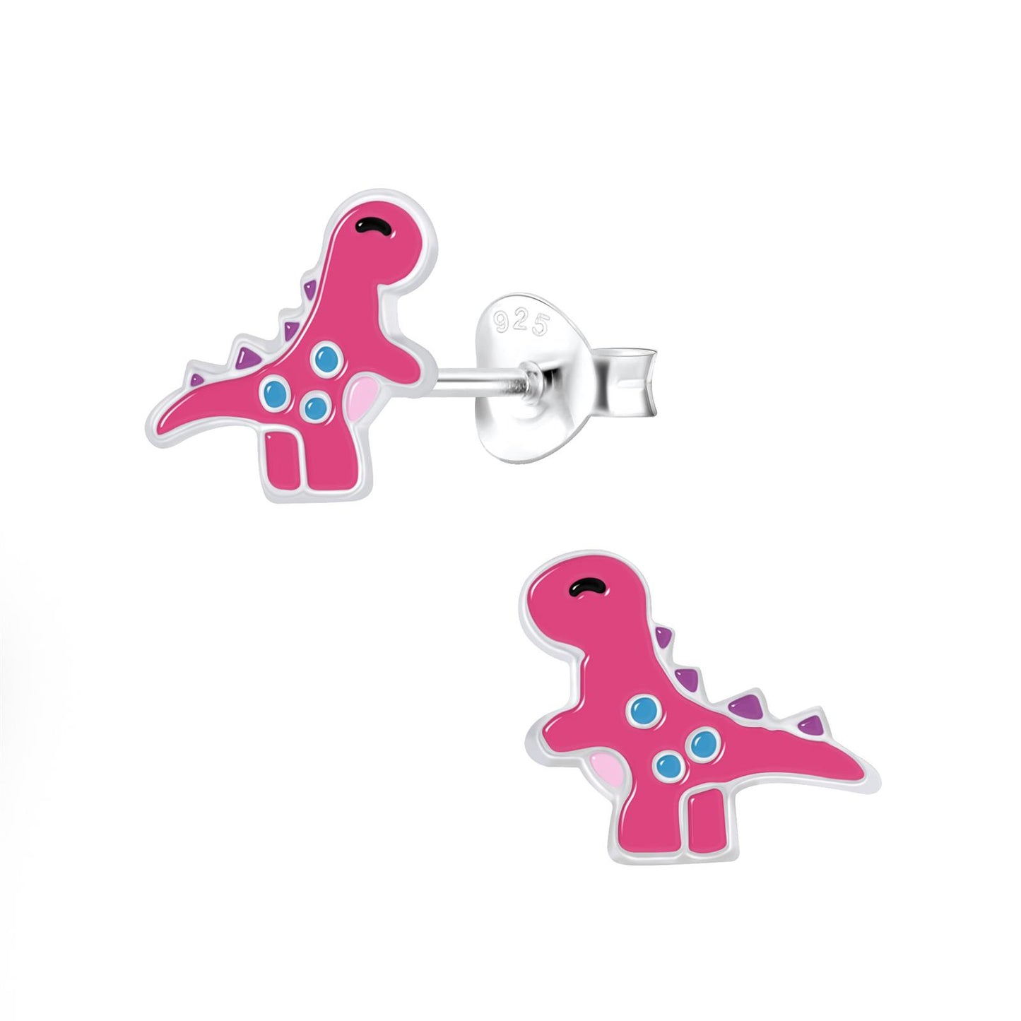 Jungen Ohrringe Dinosaurier aus 925 Silber