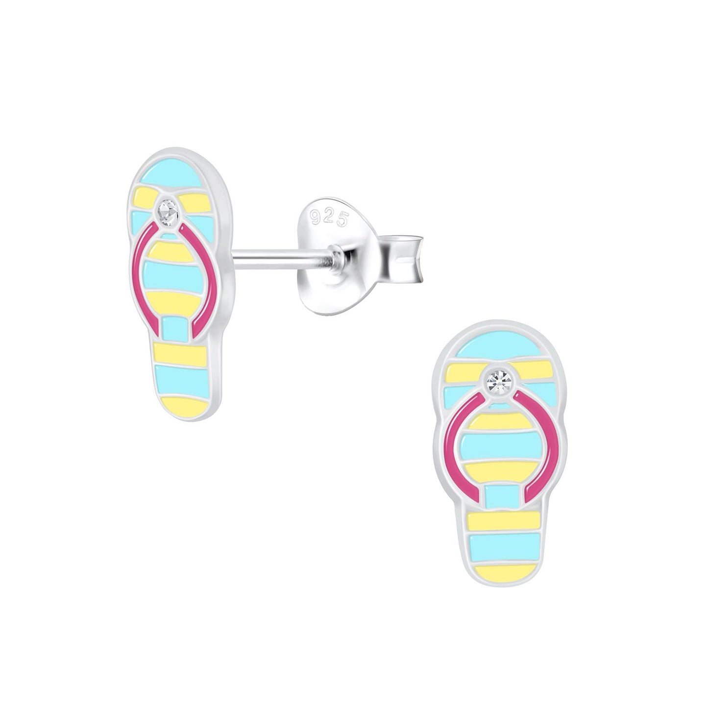 Kinder Ohrringe Flip Flop aus 925 Silber