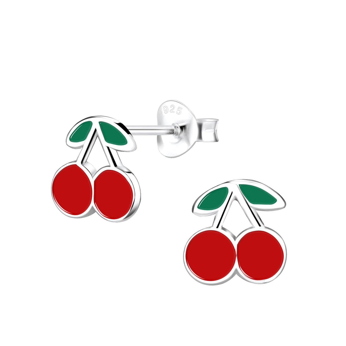 Kinder Ohrringe Kirschen aus 925 Silber