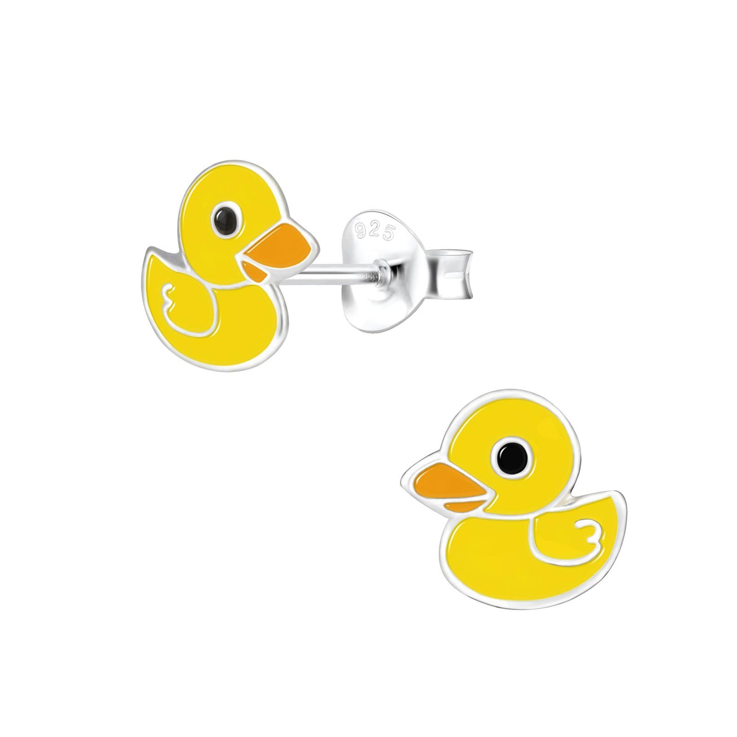 Kinder Ohrringe Enten aus 925 Silber