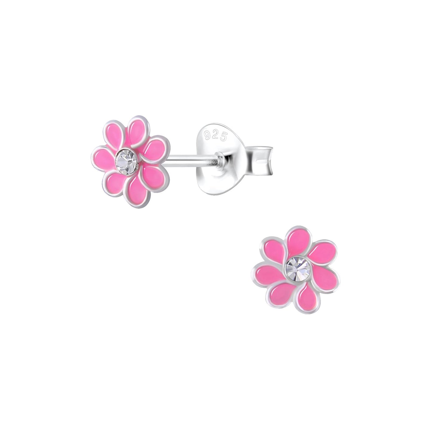 Mädchen Ohrringe Blumen aus 925 Silber