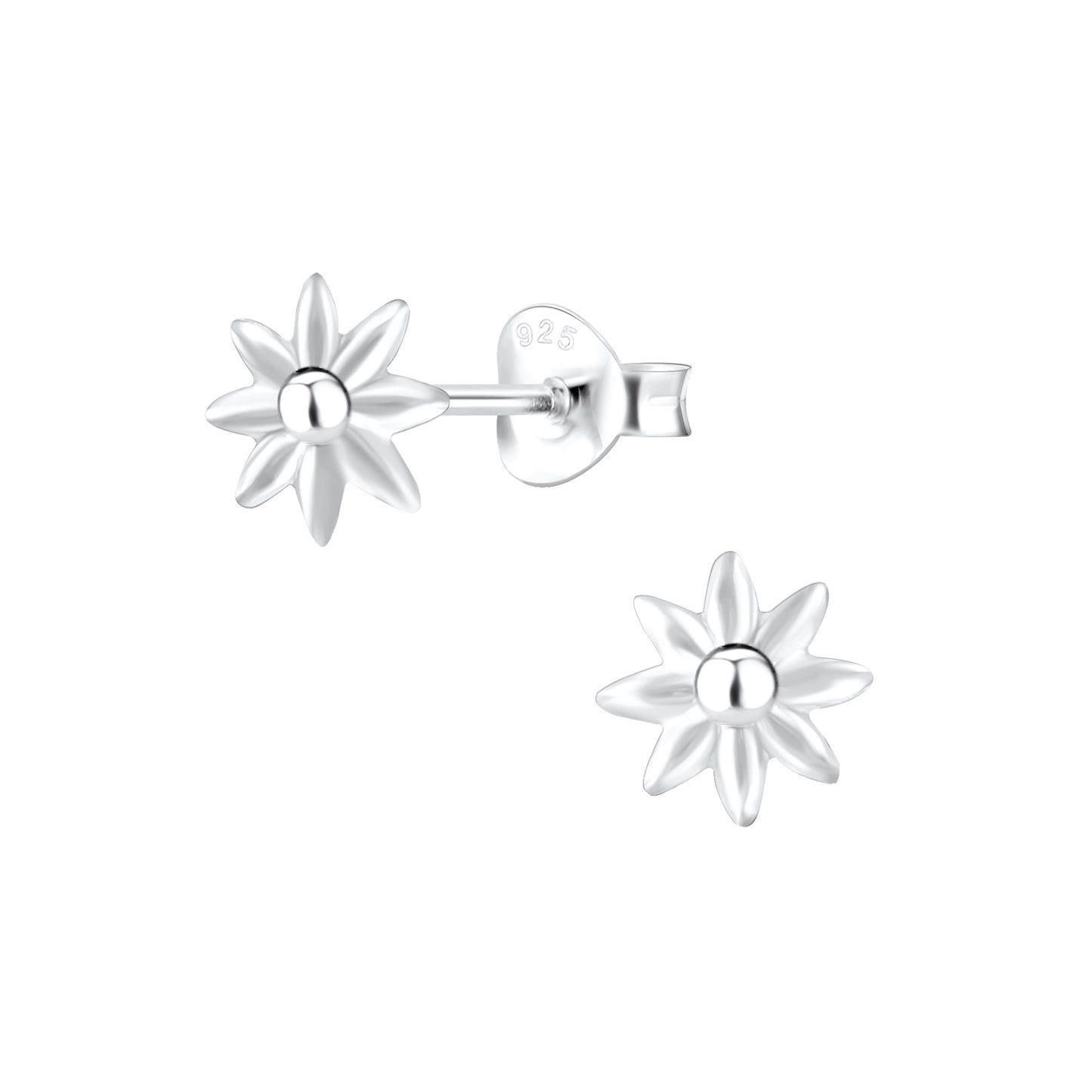 Mädchen Ohrringe Blumen aus 925 Silber