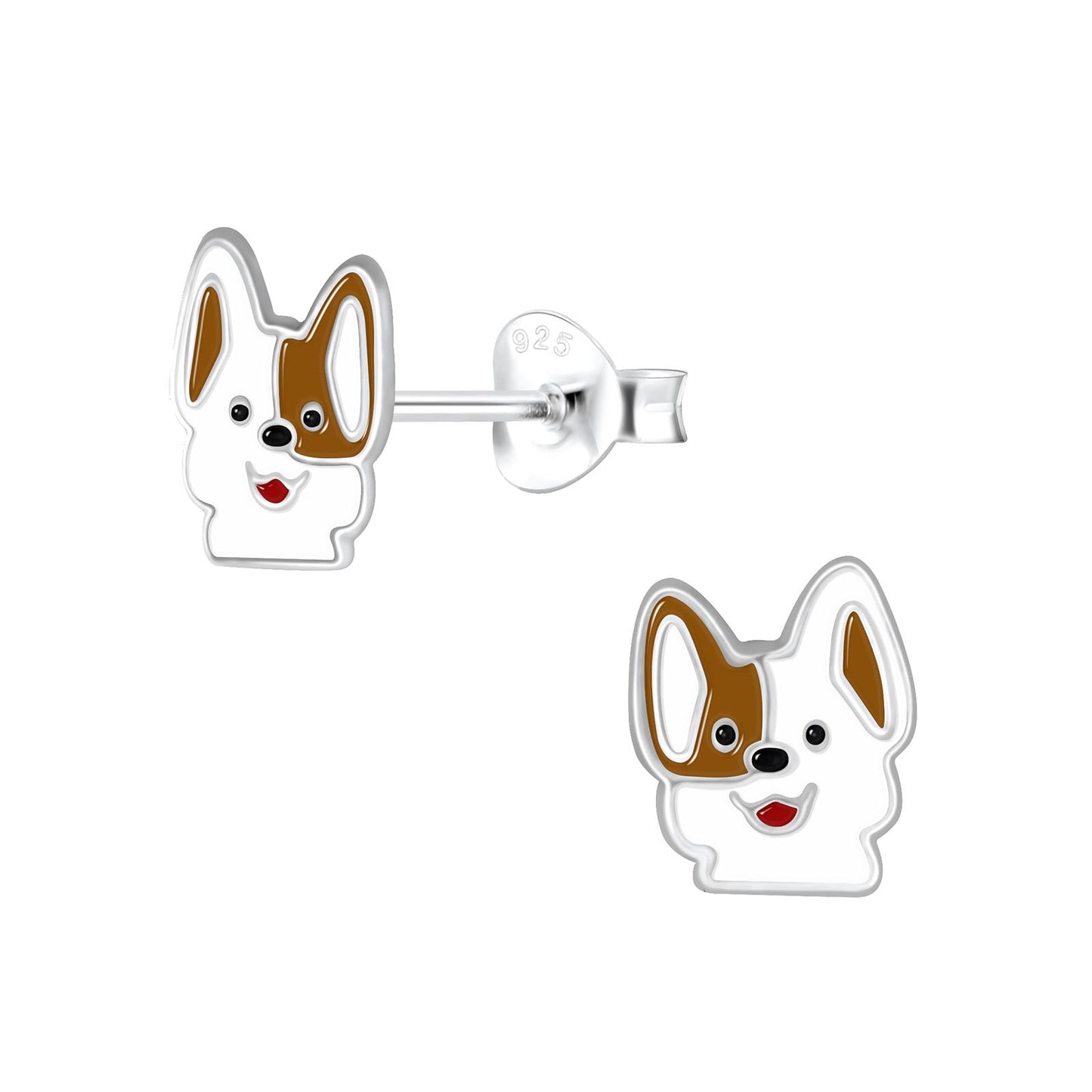 Kinder Ohrringe Hunde aus 925 Silber