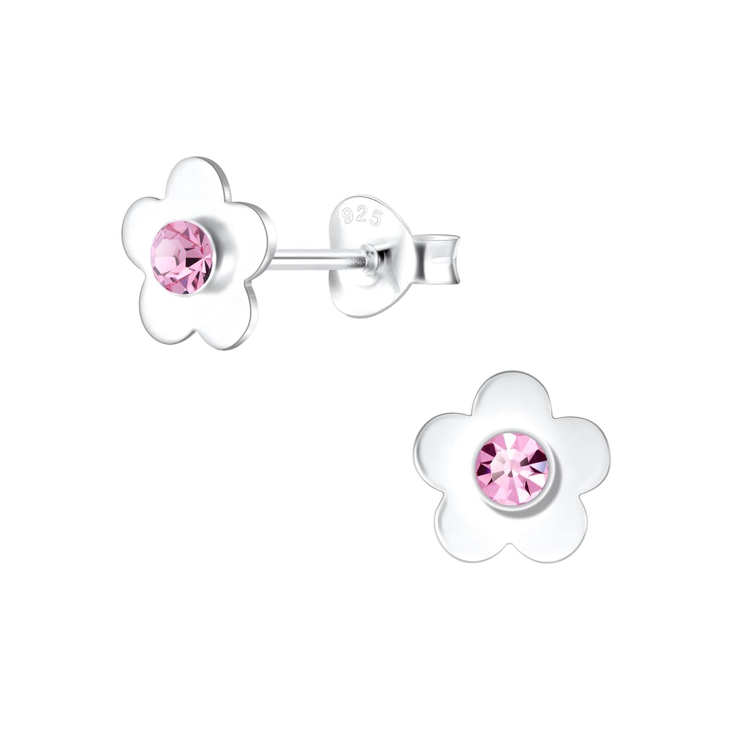 Mädchen Ohrringe Blumen aus 925 Silber