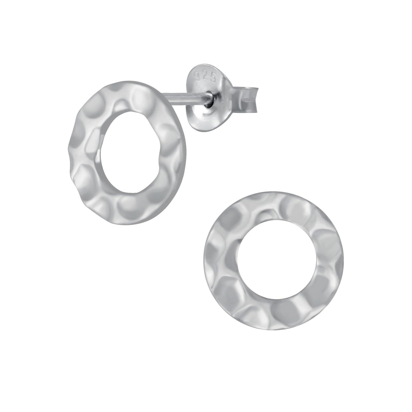 Kinder Ohrringe Runde aus 925 Silber