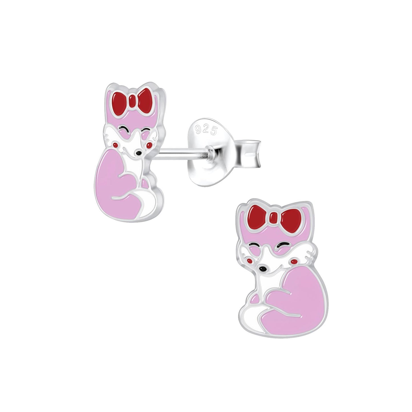 Kinder Ohrringe Fuchs aus 925 Silber