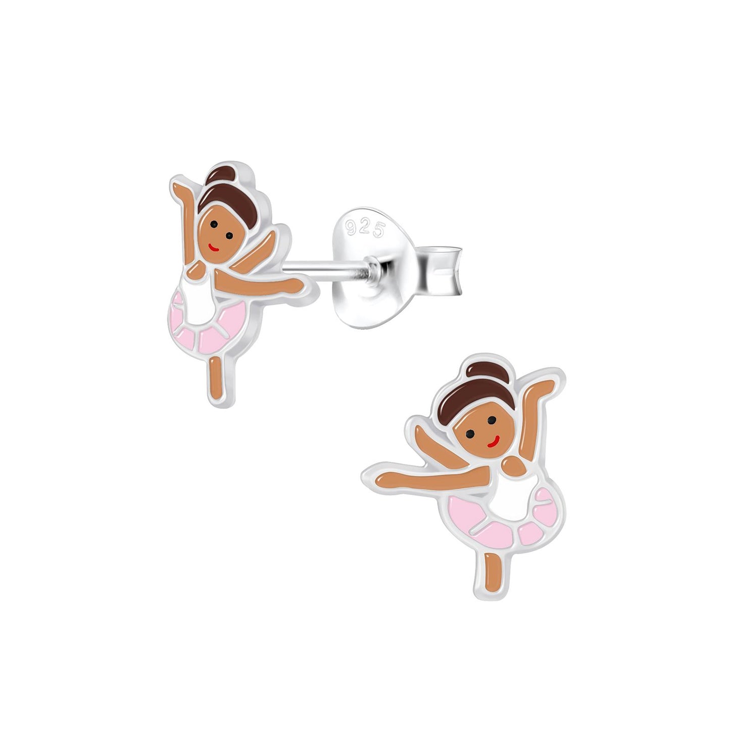 Kinder Ohrringe Ballerina aus 925 Silber