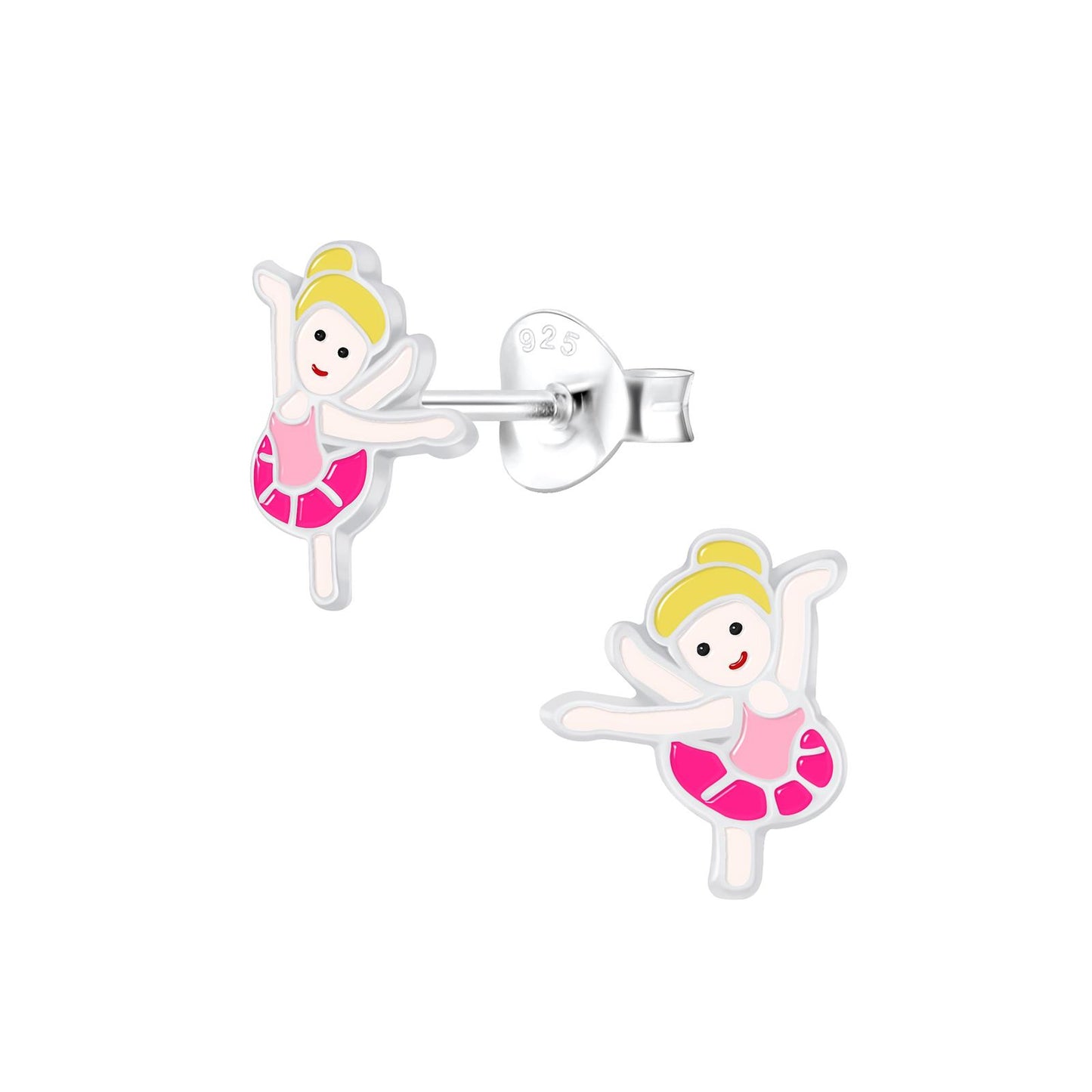 Kinder Ohrringe Ballerina aus 925 Silber