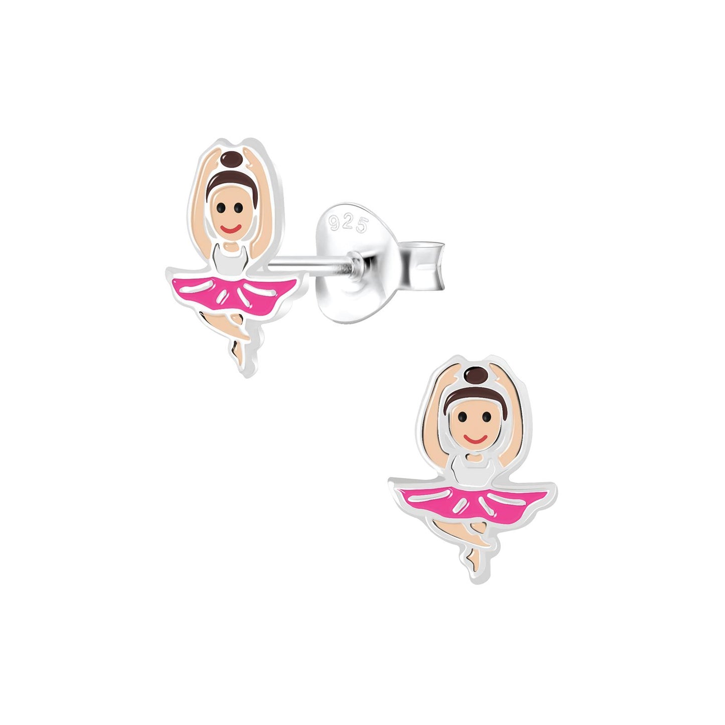 Kinder Ohrringe Ballerina aus 925 Silber