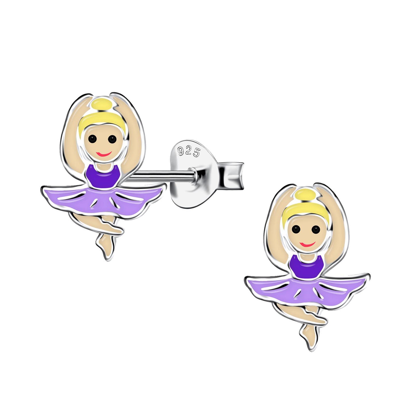 Kinder Ohrringe Ballerina aus 925 Silber